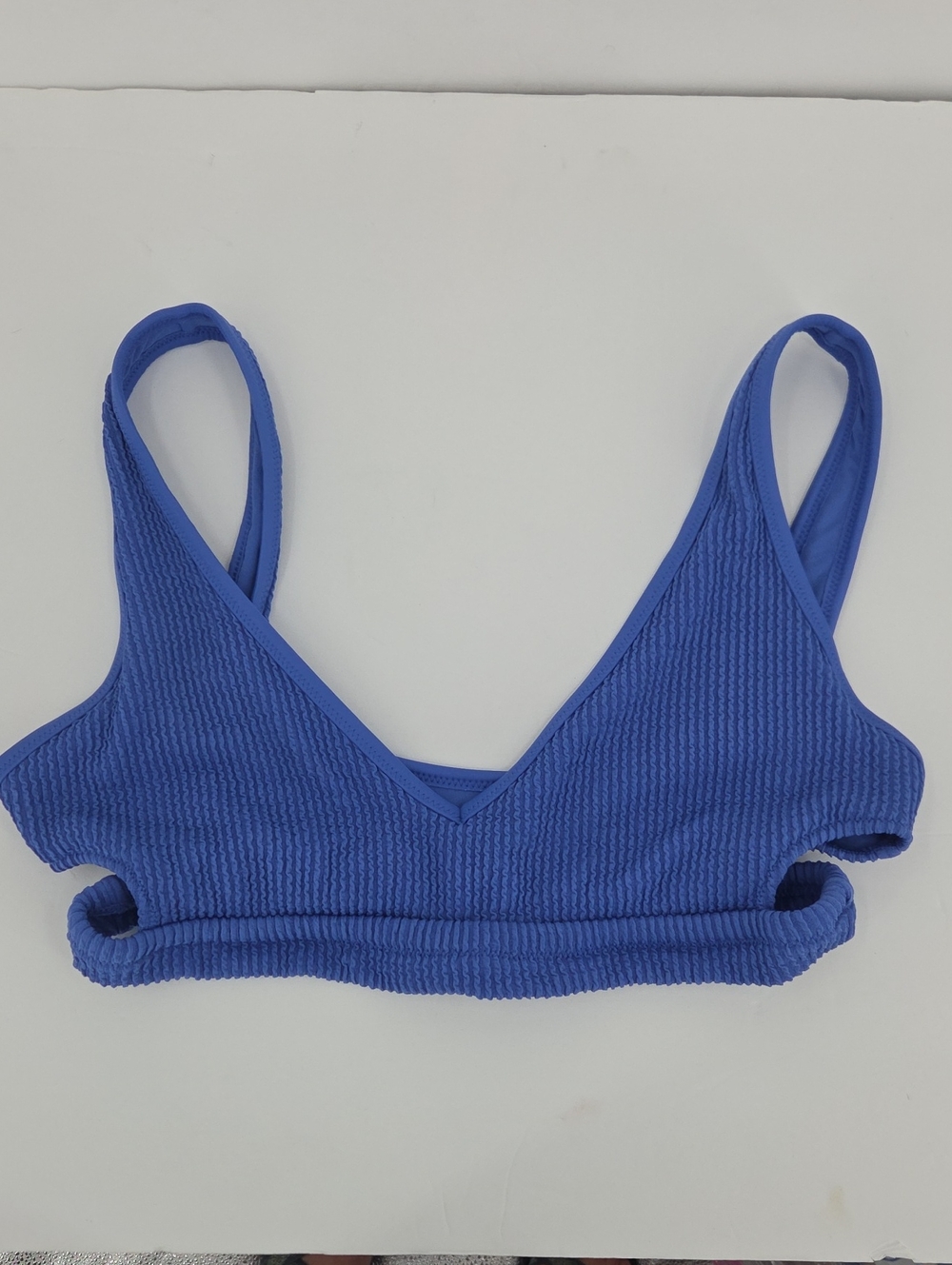 aerie Royal Blue Scoop Bikini Top
